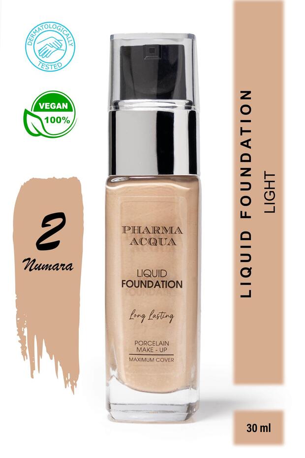Long Lasting Liquid Foundation 30 ml - 02 - 1