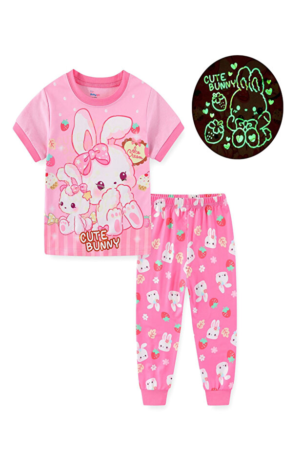 Sweet Bunny and Berry Fun Pajama Set