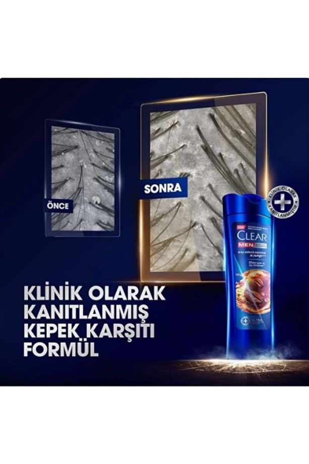 Men Saç Dökülmesine Karşı Şampuan 350 ml 3'lü Paket - 3