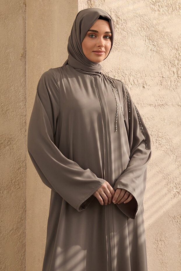 omuzda el işlemeli ferace - 1