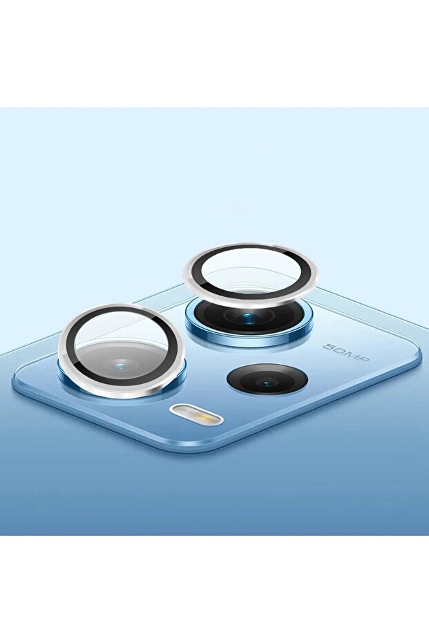 Xiaomi Redmi Note 12 Pro 5g Compatible Protective Glass Silver Camera Lens