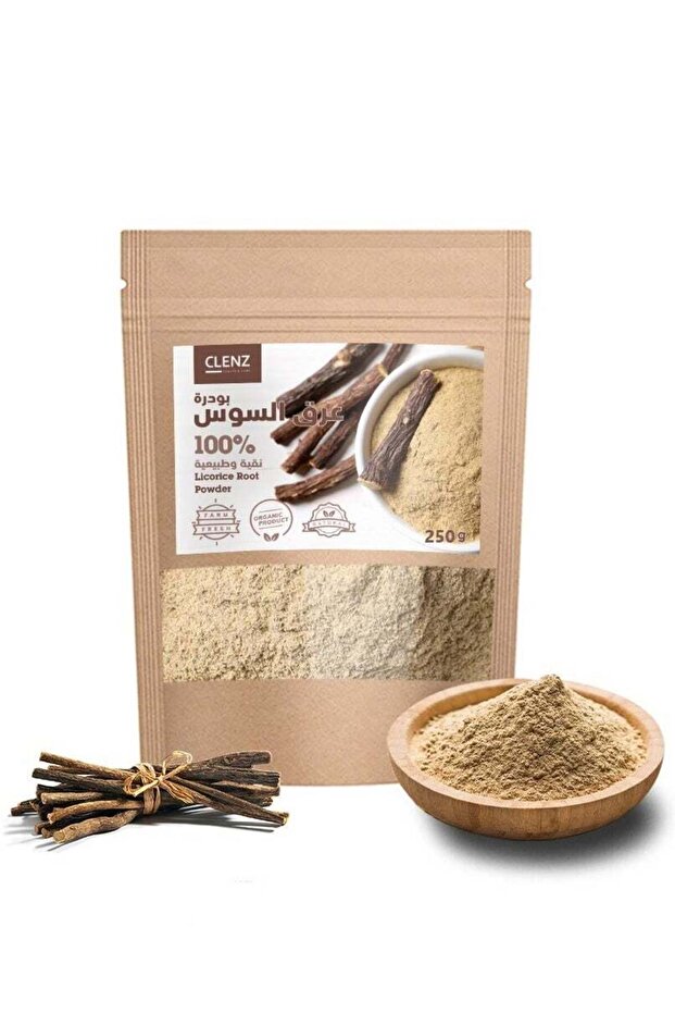 مسحوق جذر عرق السوس 100% - 250 جرام