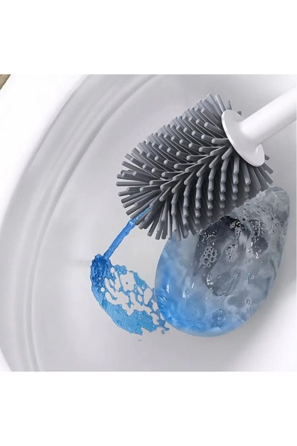Sensörlü Otomatik Plastik Çöp Kovası 12 Litre + Deterjan Hazneli Silikon Klozet Fırçası - 8