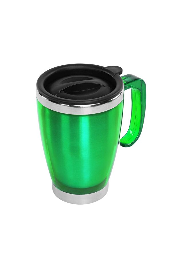 كوب SL-TM1981 أخضر 415 مل داخلي 304 خارجي 201 من الفولاذ المقاوم للصدأ