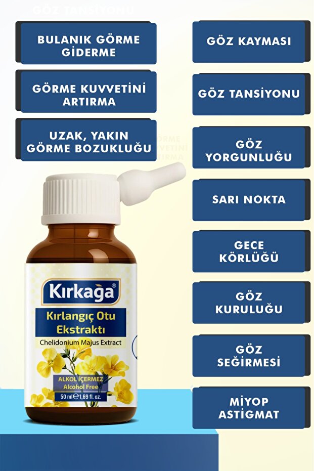 Kırkağa Kırlangıç Otu Ekstraktı 50 ml (Chelidonium Majus Extract ...