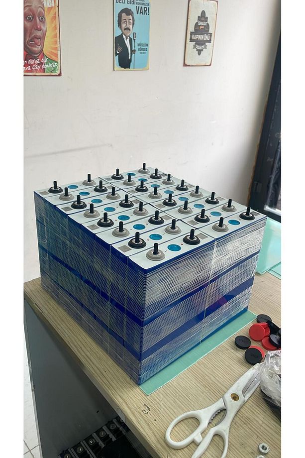 72V 7.5Kw 105Ah LiFePO4 Batarya – EVE Hücreli | 100A DALY BMS Bluetoothlu - 4
