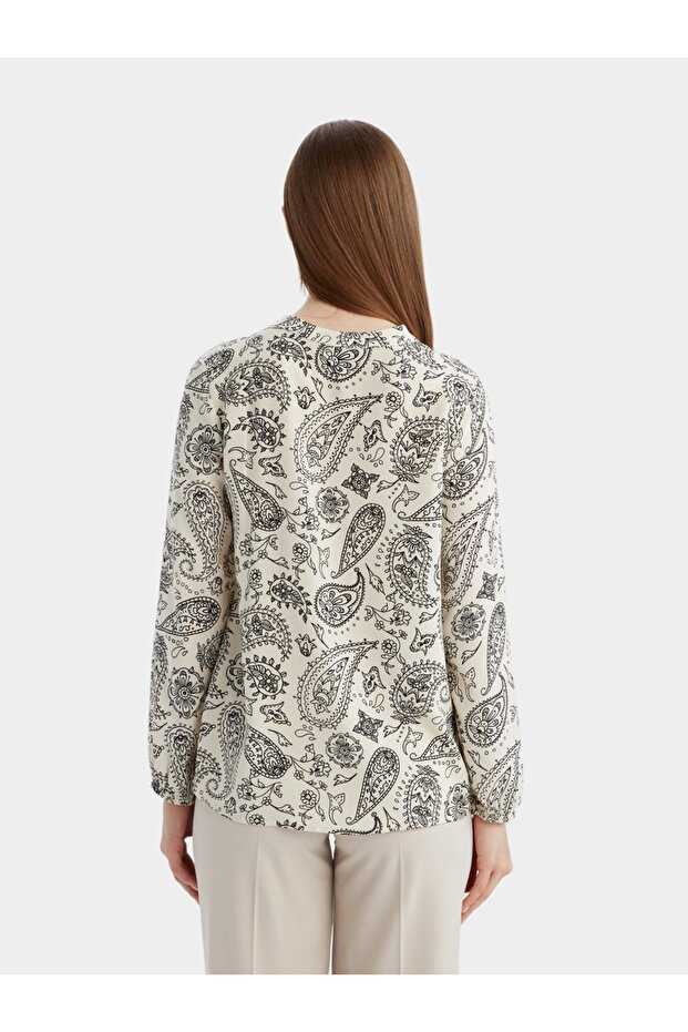 Women Black Printed Blouse - 6
