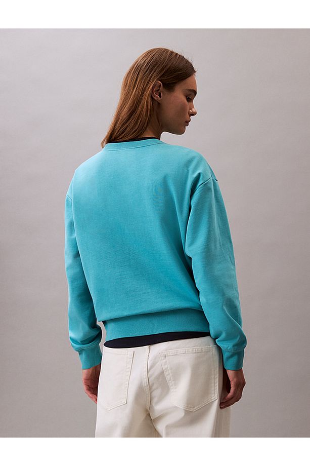 Monogram Logo Relaxed Sweatshirt - 4