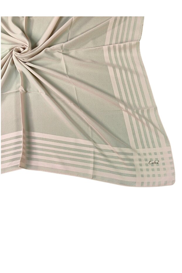 Enba Chiffon Pattern Scarf – Lightweight, Breathable Fabric