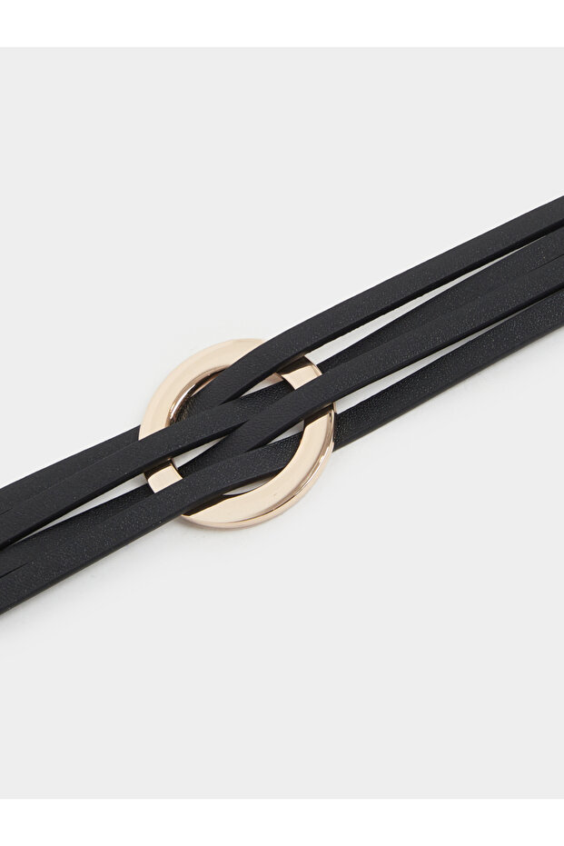 سوار جلدي ملفوف - 5