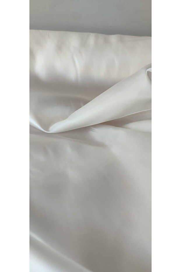 Janjanlı Saten Ekru - 1