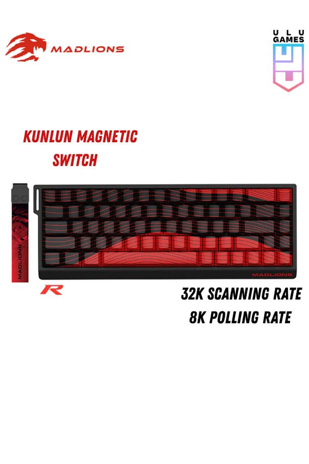 Madlions MAD68 R HE Hall Effect Rapid Trigger (Manyetik Switch) 8000 HERTZ Mekanik Klavye - 1