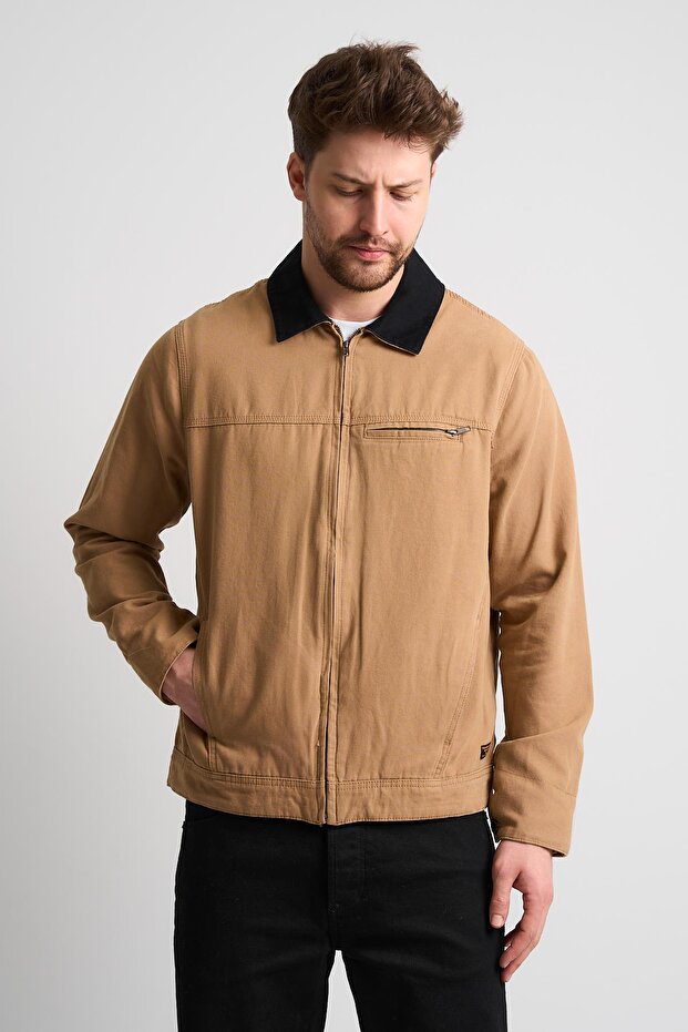 Contrast Collar Jacket - 6