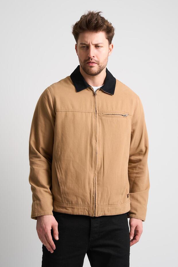 Contrast Collar Jacket - 5