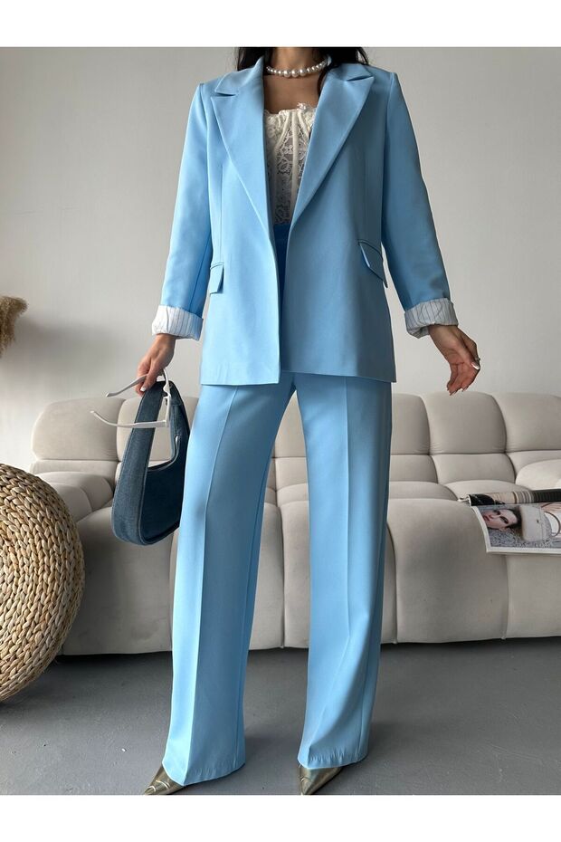 Blazer Jacket Pants Two-Piece Set - 1