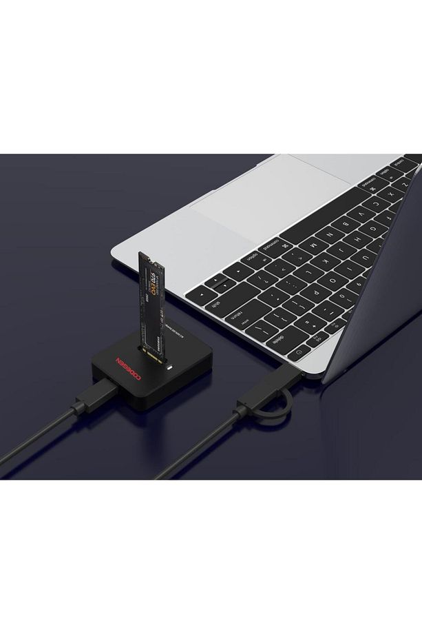 M.2 NVME-NGFF SSD Disk USB 3.1 Type-C Dock İstasyonu CDG-DOC-202 - 5