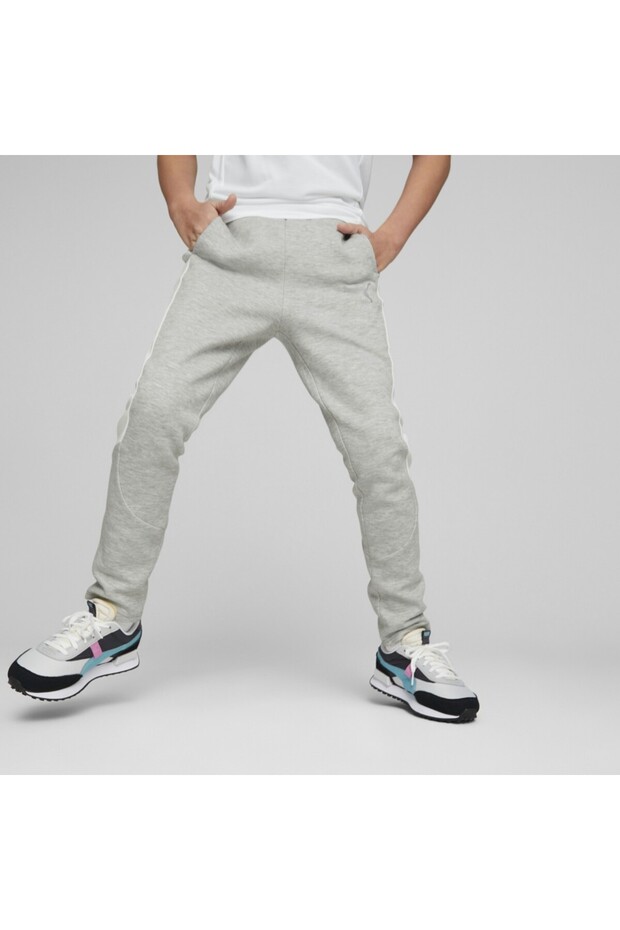 Evostrıpe Pants B Light Gray Heather - 3