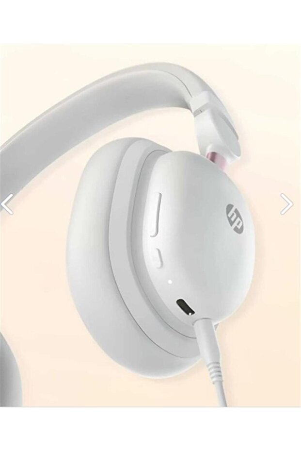 H231R Kablosuz Kulak Üstü Bluetooth Kulaklık V5.3 Beyaz (Mikrofonlu, Çift Cihaz Desteği) - 2