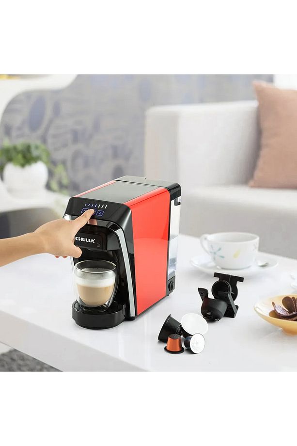 Kapsül Kahve Makinesi Nespresso Kapsülleriyle Uyumlu 1400W Yüksek Güç 800ml Kapasite - 5