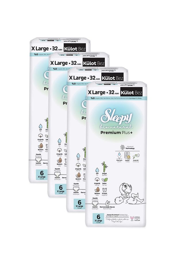 Bio Natural Premium Plus Ultra Paket Külot Bez 6 Numara Xlarge 128 Adet - 3