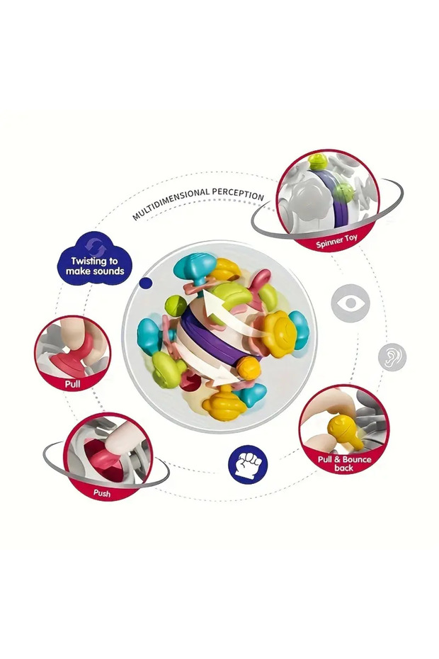 Sensory Interactive Teething Toy - 4