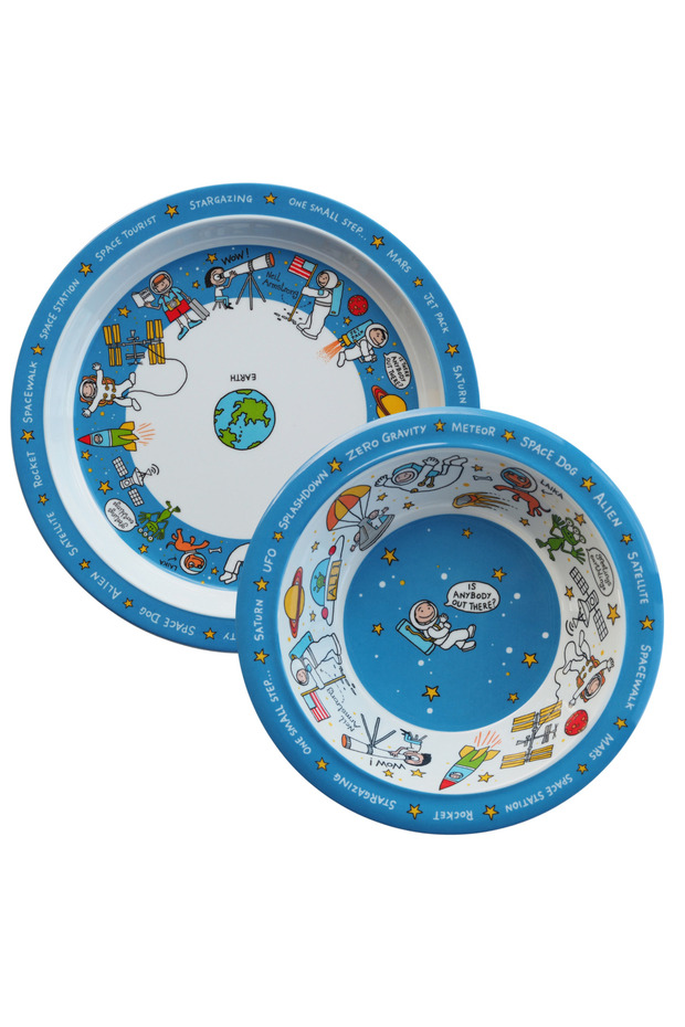 Melamine Food Plate - Food Bowl // Space