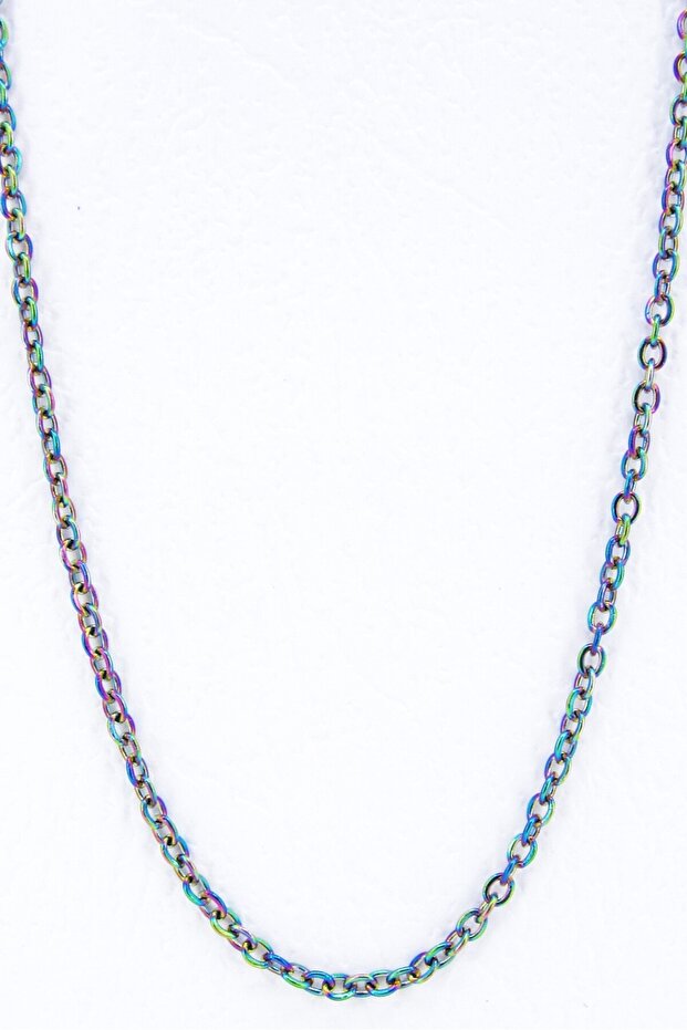 Fine 316L Stainless Unisex Steel Necklace Chain 1.6mm 60cm Eck44