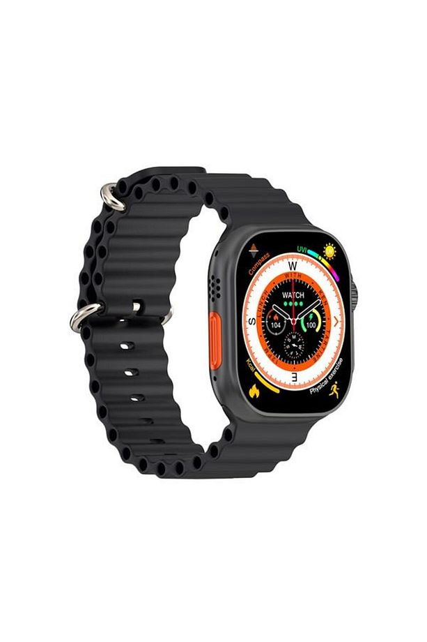 W69 Watch Ios Ve Android Uyumlu Mactive 2.05" Inç Geniş Ekranlı Siyah Akıllı Saat - 2