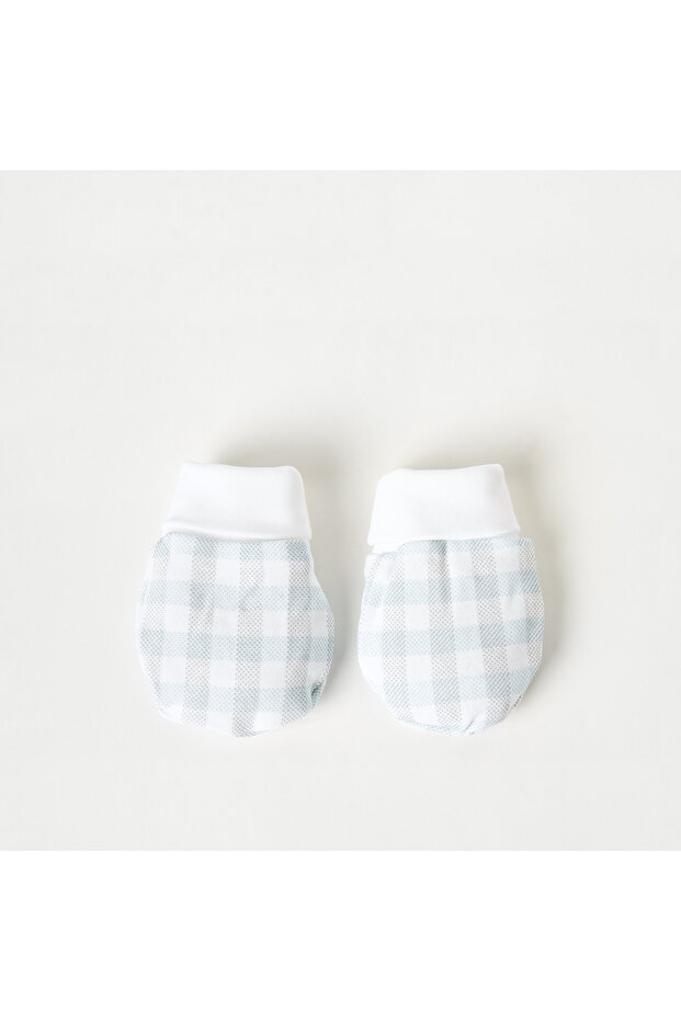 Checked Mittens - 1