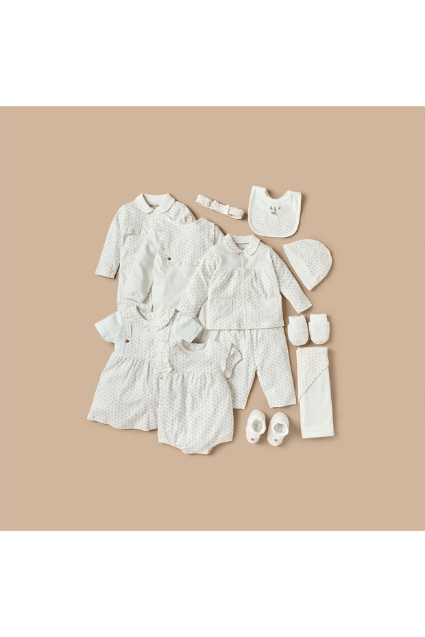 Printed Bib With Button Closure - 5