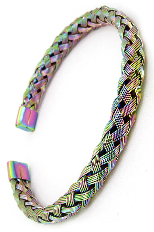 Wire Mesh Model Unisex Men's Steel Bracelet Bracelet Scb21
