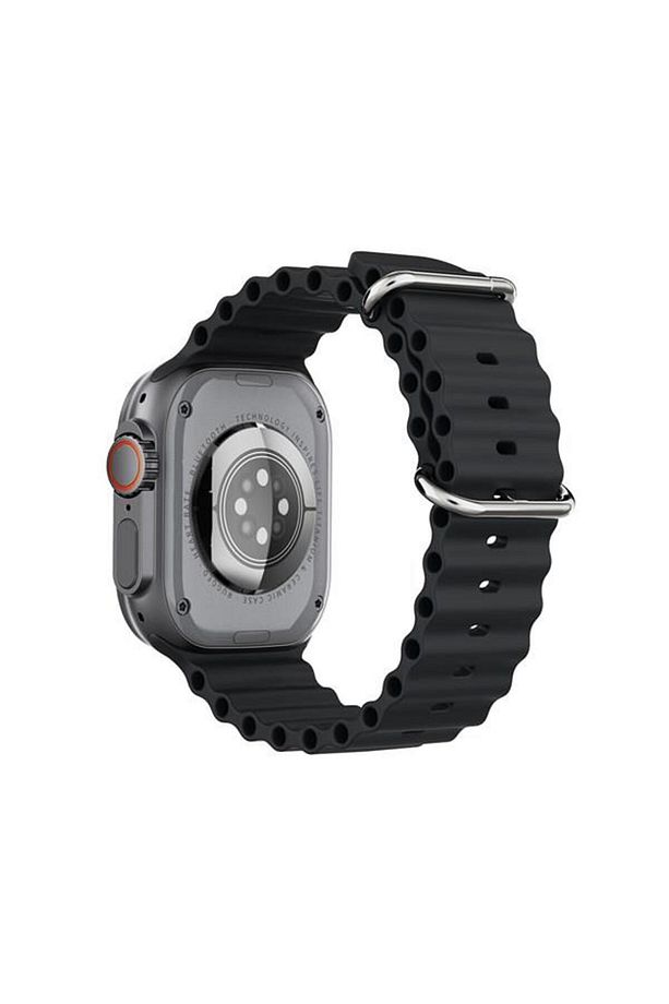 W69 Watch Ios Ve Android Uyumlu Mactive 2.05" Inç Geniş Ekranlı Siyah Akıllı Saat - 5