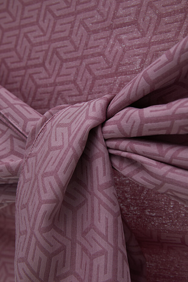 Labirent Desenli Şal - 2