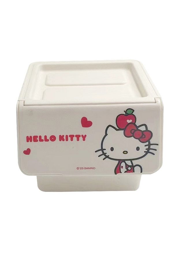 Sanrio Lisanslı Hello Kitty Elma Koleksiyonu Saklama Kutusu - 2