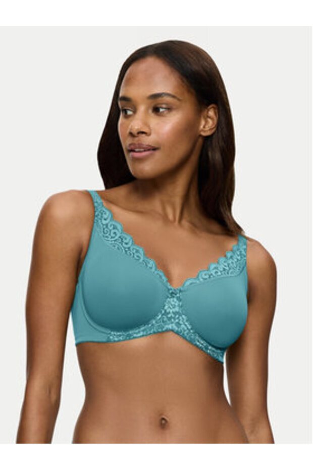 triumph Women's Underwired Bra 10210670 Turquoise - 3