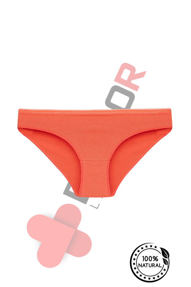 Solid Textured High Waist Women's Slip Panties – Soft Cotton Comfort