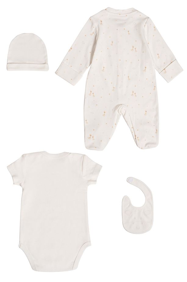 Tulumlu Unisex Bebek 4'lü Set - 2