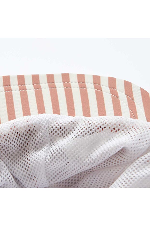 قبعة دلو مع واقي للرقبة باللون البني - 3