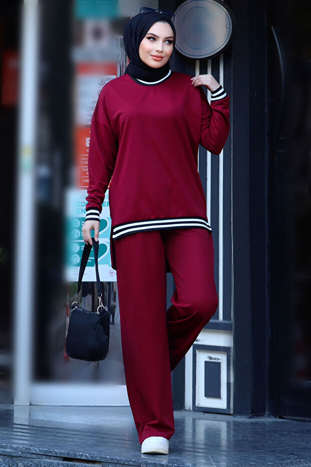 Tunic Trousers Claret Red - 11321