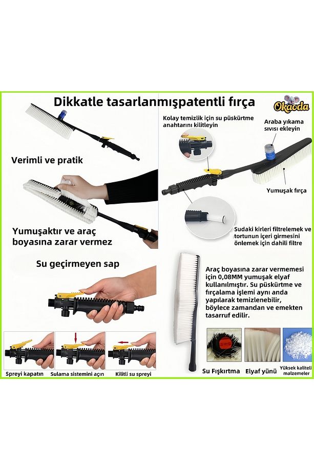 Lityum Pil Yüksek Su Basınçlı Temizleme Makinesi Su Pompası - 6