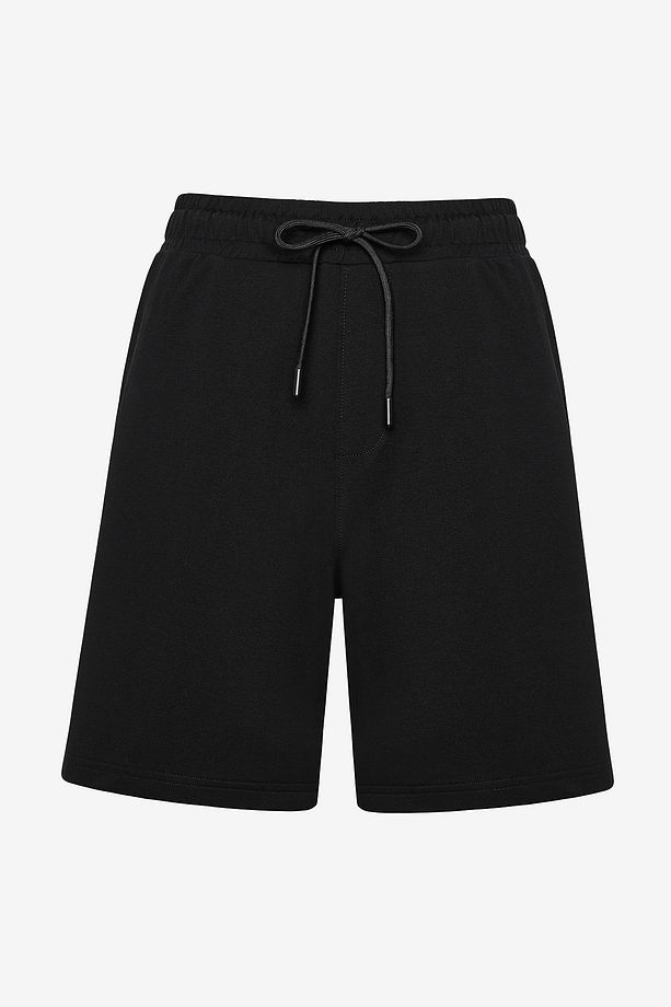 Erkek Timeless Siyah Şort Pijama Altı - 4