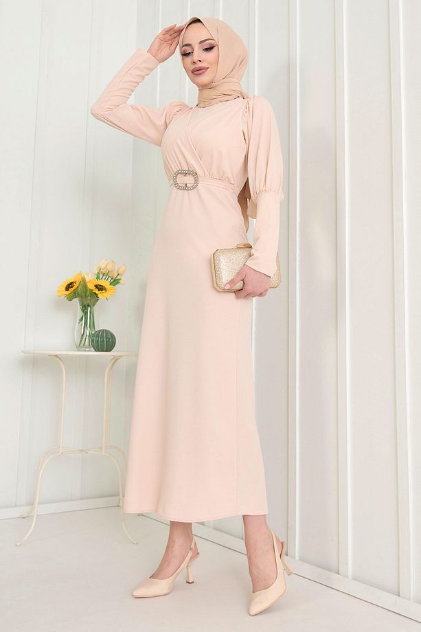 Elbise Bej - 11615 - 2