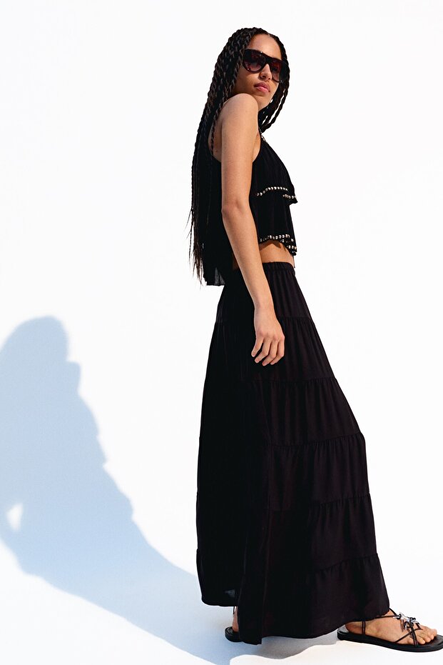 Rustik midi etek - 3