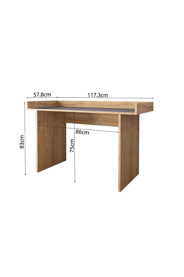 Somas S6512 Çalışma Masası Safir-mavi Ders Çalışma Ofis Masası Pratik Kurulum - 7