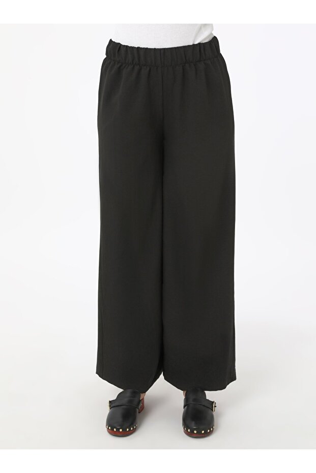 Soft Buttoned Tunic Pants Double Set - Black - - 7