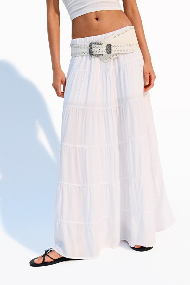 Rustik midi etek - 3