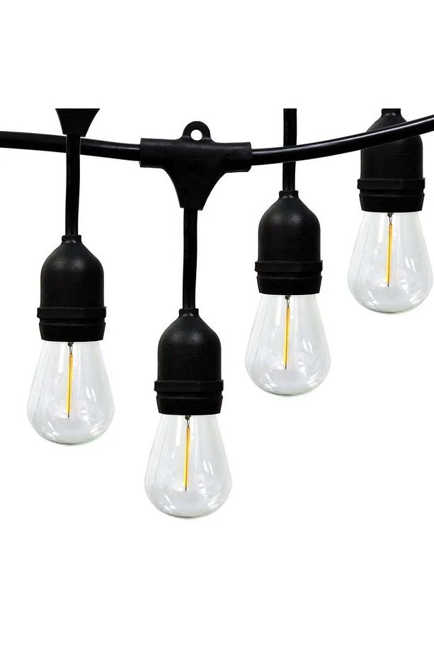 220Volt 5 Adet E27 Duylu 5 Metre Kablolu Set (5 Adet S14 Led Ampul Hediyeli) - 2