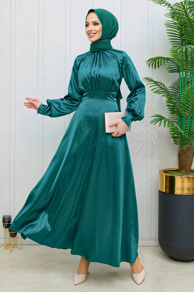 Rochie de seara verde - 11635