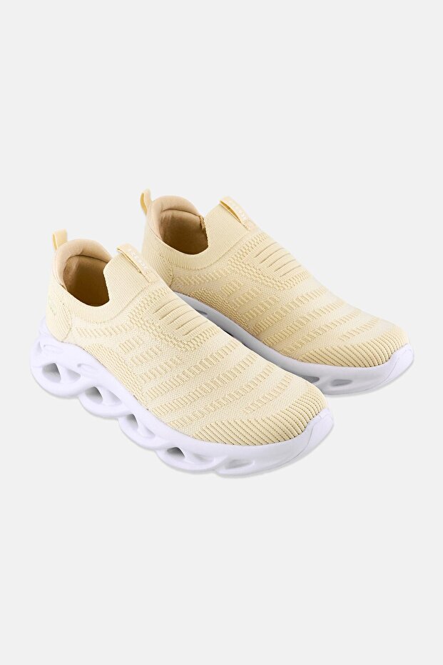 Women Slip On Hiking Shoes, Beige