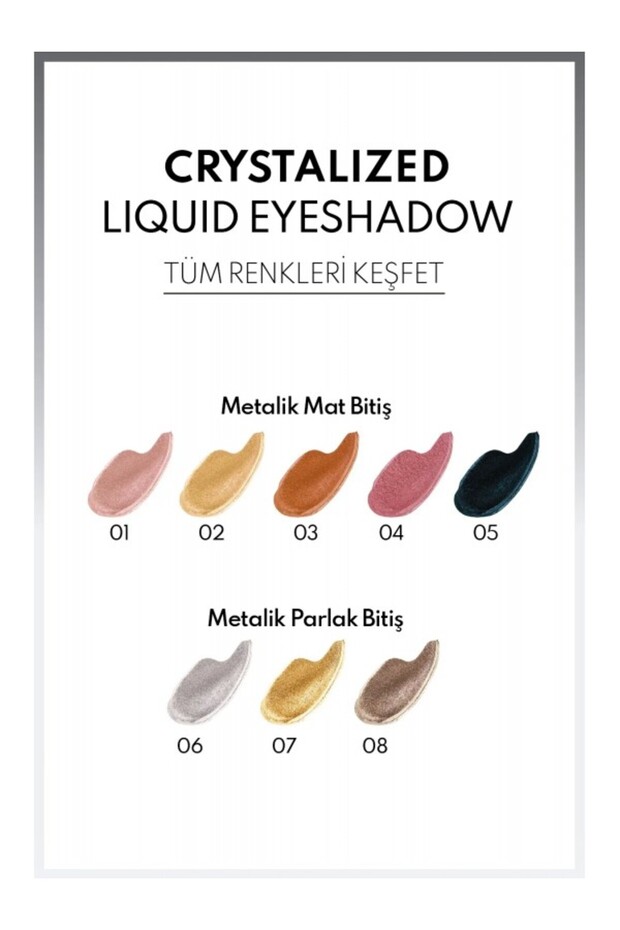 Note Cosmetics Crystalized Metallic Liquid Eyeshadow - 03 Eclipse - 5